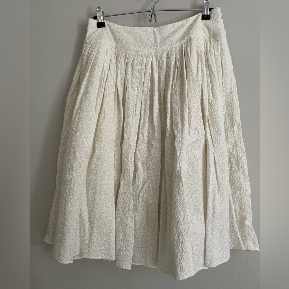White skirt